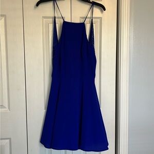 Like new - worn once.  Royal blue racer back dress.